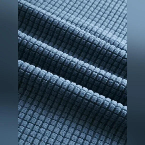 Solid Color Texture Button Up Corduroy Shirt - Picture 5 of 5